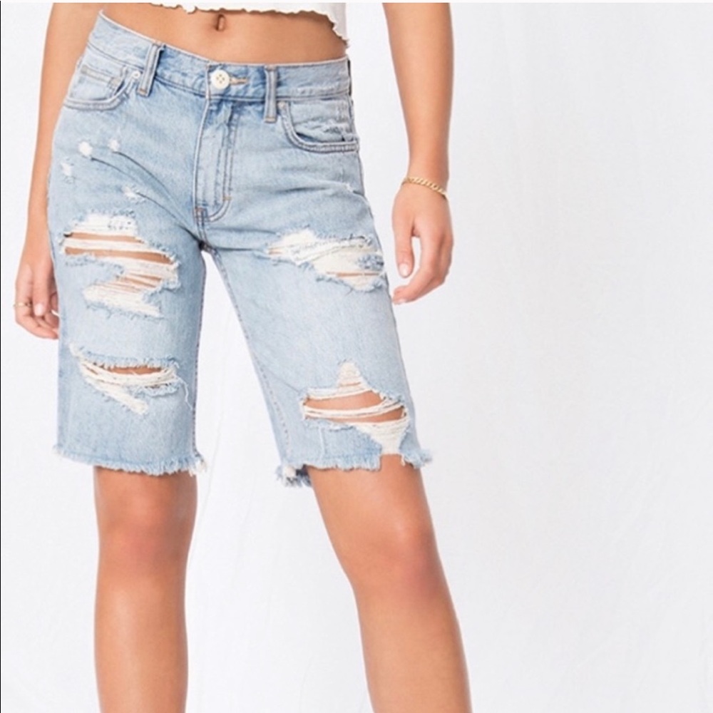 NWOT Free People Caroline Destroyed Denim Size 25